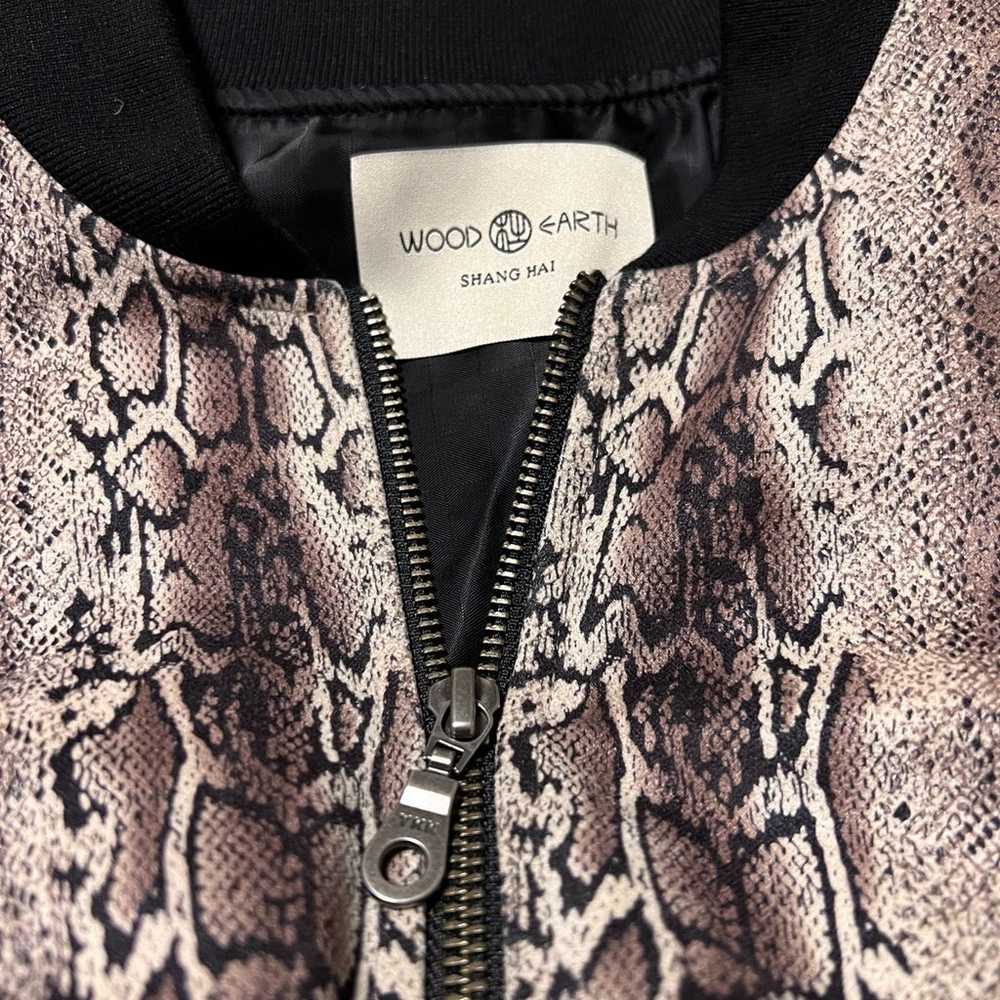 *Unique collection* Animal print bomber jacket -s… - image 3