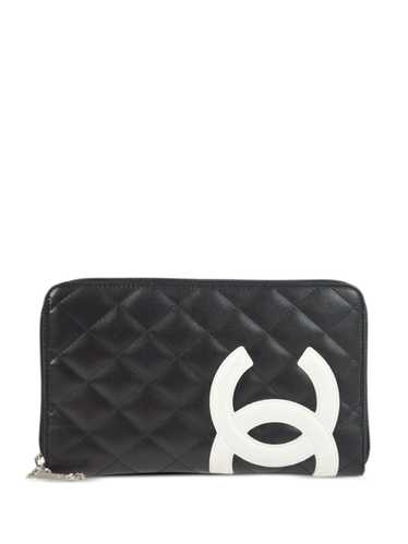 CHANEL Pre-Owned 2010 Cambon line zip-around walle