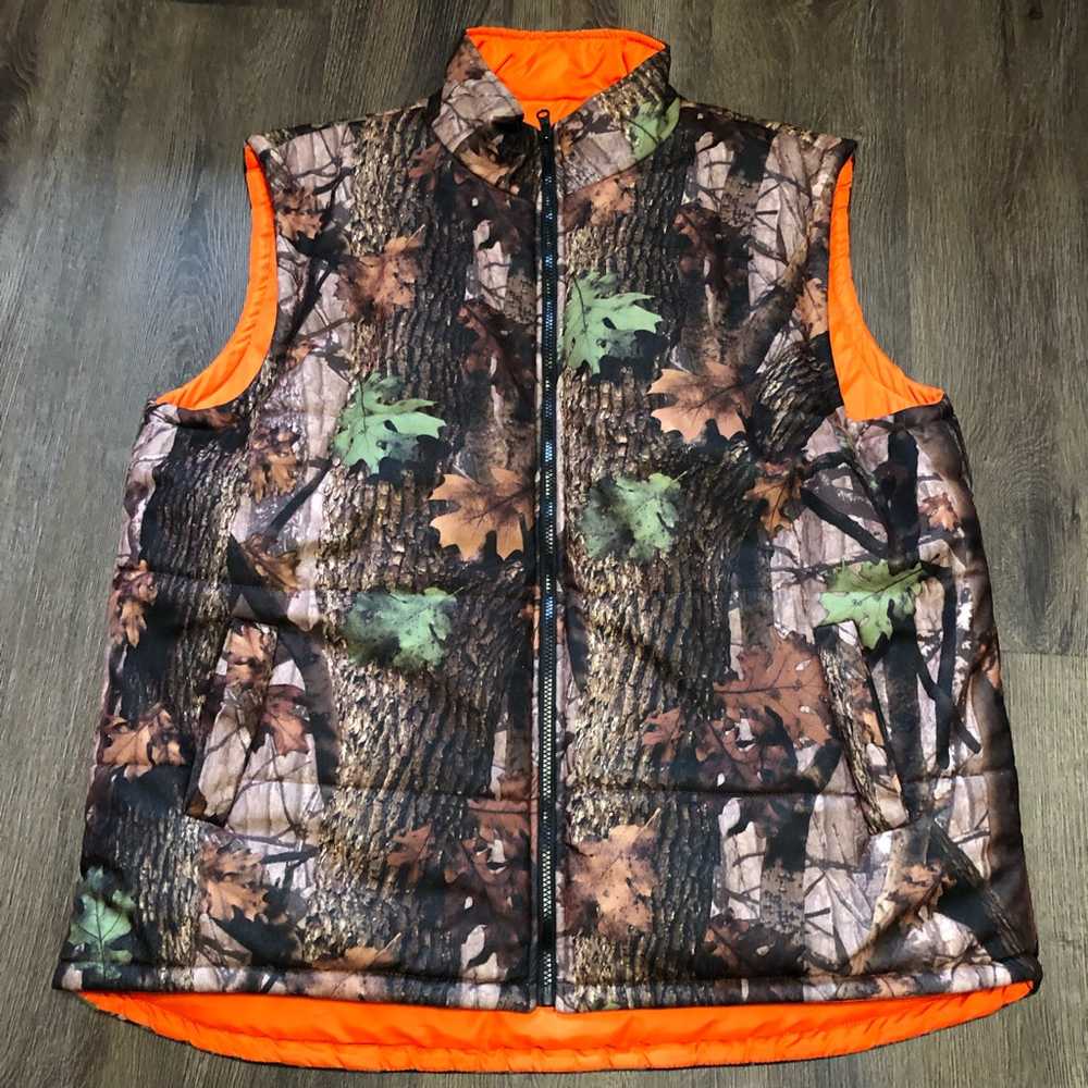 Aqua Stop Mens Vest Brown Coral Real Tree Maple L… - image 1