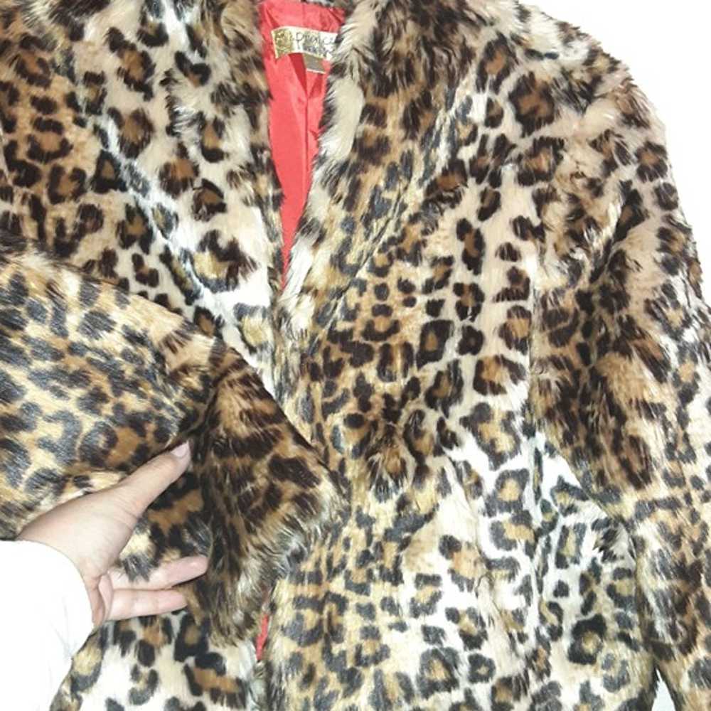 Princess Vera Wang juniors leopard print red full… - image 4