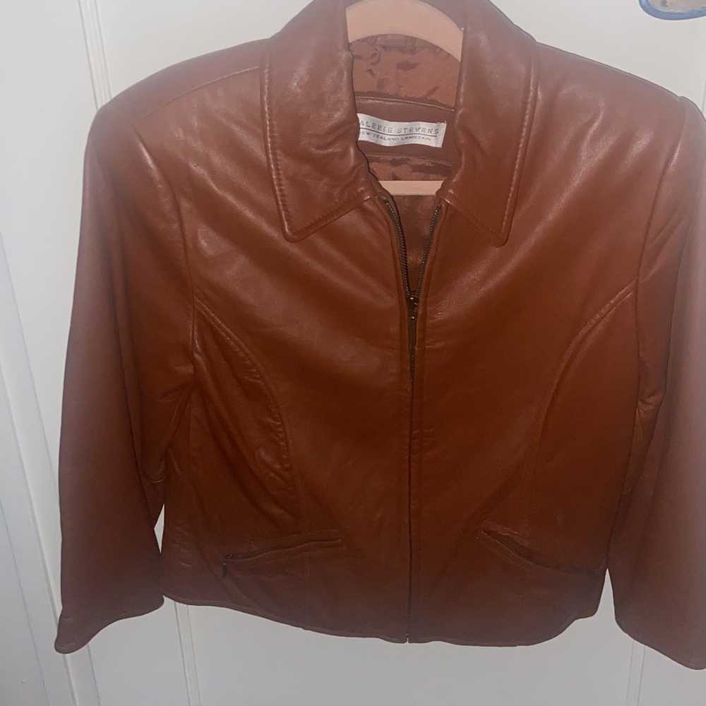 Women’s Brown Leather Jacket - image 1