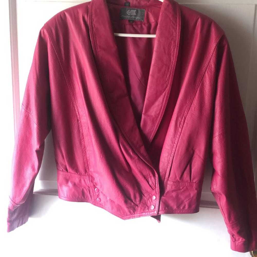 leather jacket - image 1