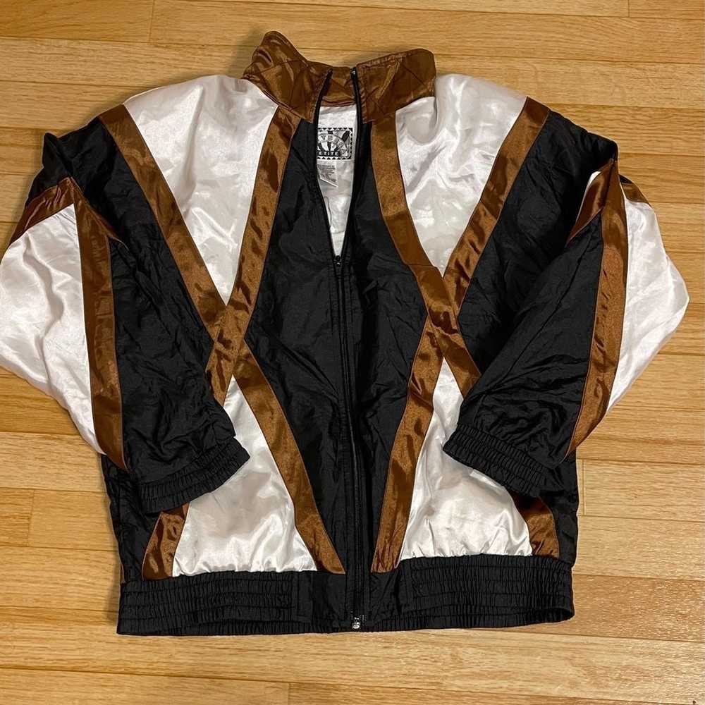 vintage jacket with shoulder pads - image 1