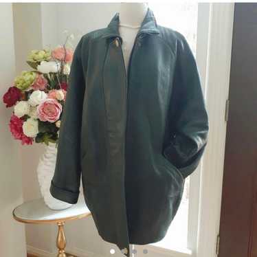 Vintage green leather jacket - Gem