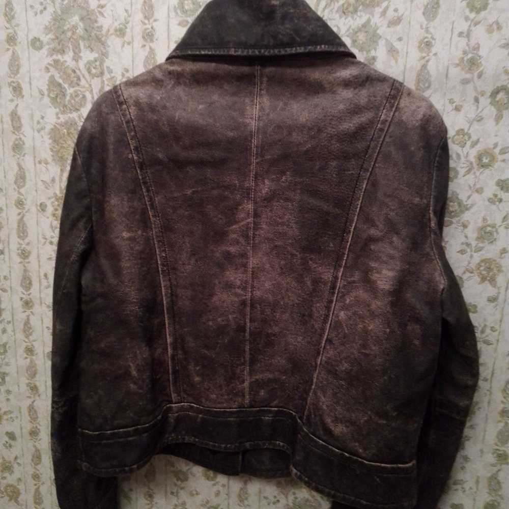 TU Vintage Real Leather Jacket 70's - image 4