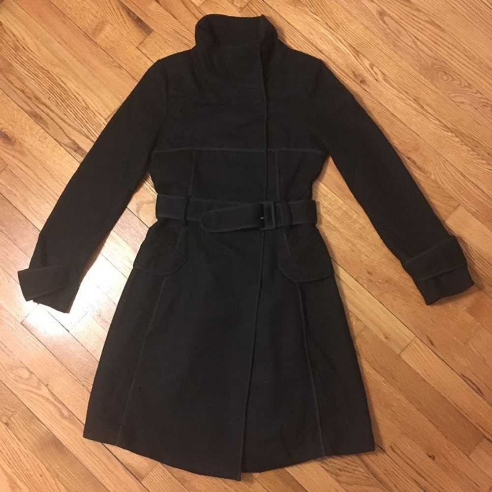 Aryn K black wool coat - image 2