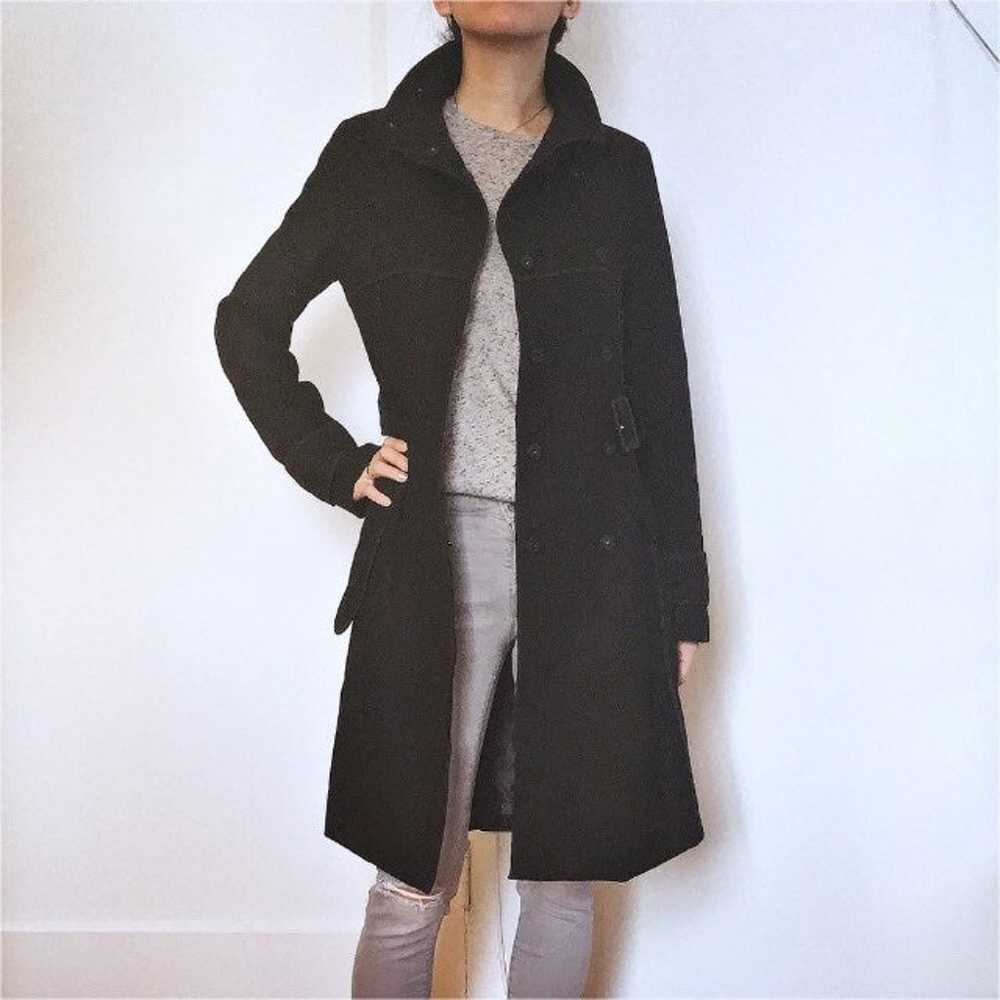 Aryn K black wool coat - image 5