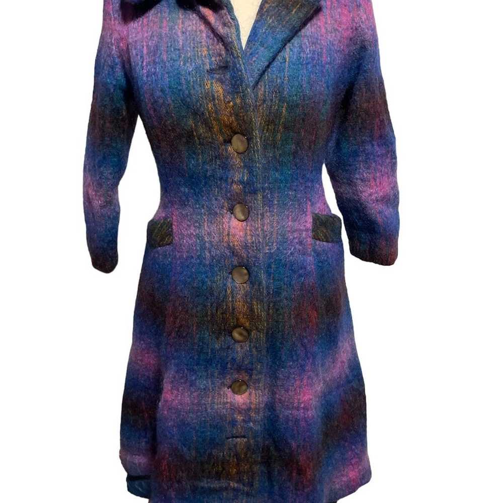 Women’s vintage mull hair wool coat - image 2