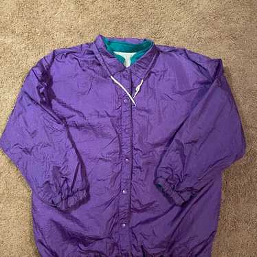 Vintage purple windbreaker