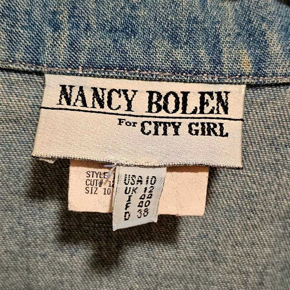 Vintage City Girl Nancy Bolen Denim/Jean Jacket -… - image 3