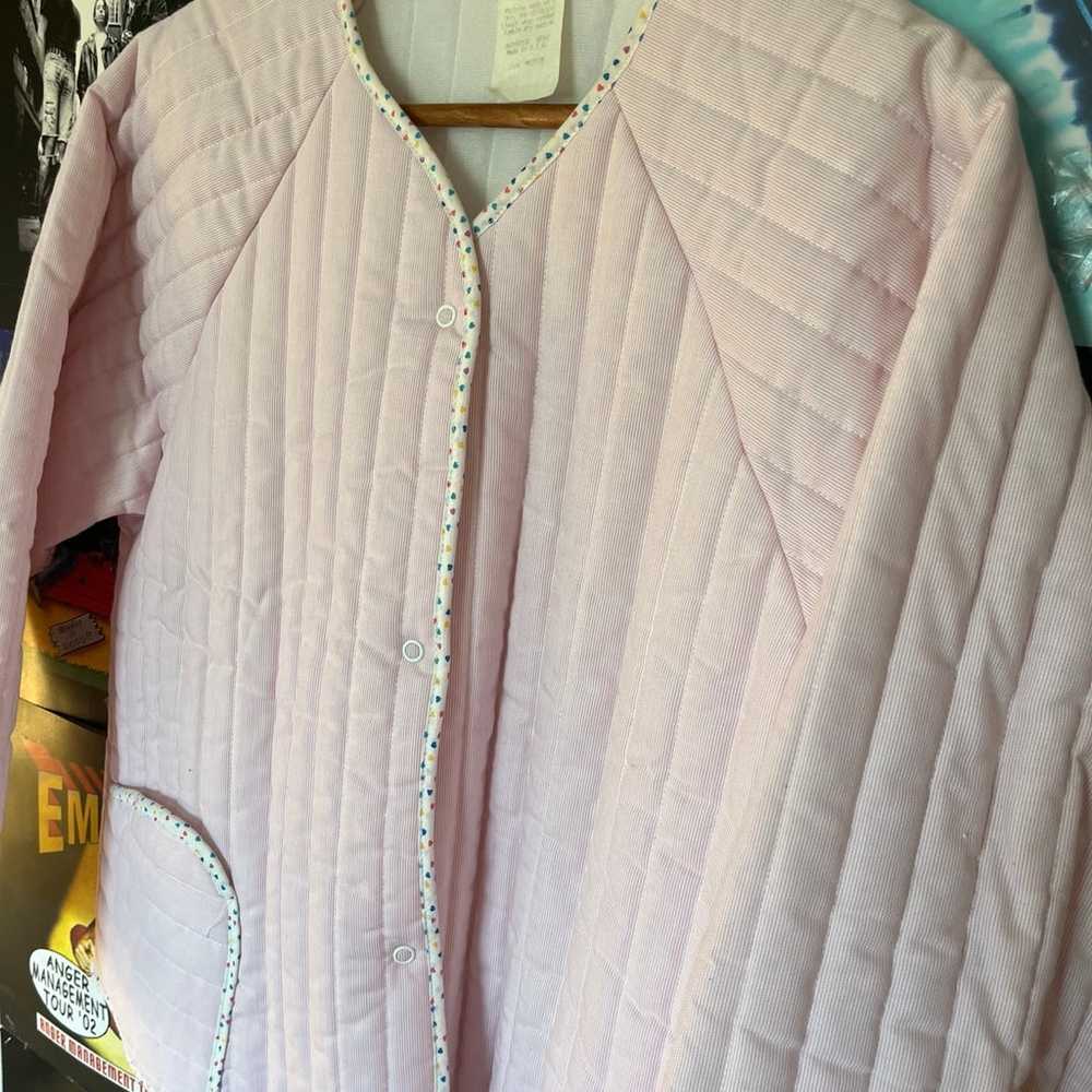 Vintage 90s made in USA Pink insulated puffer jac… - image 2