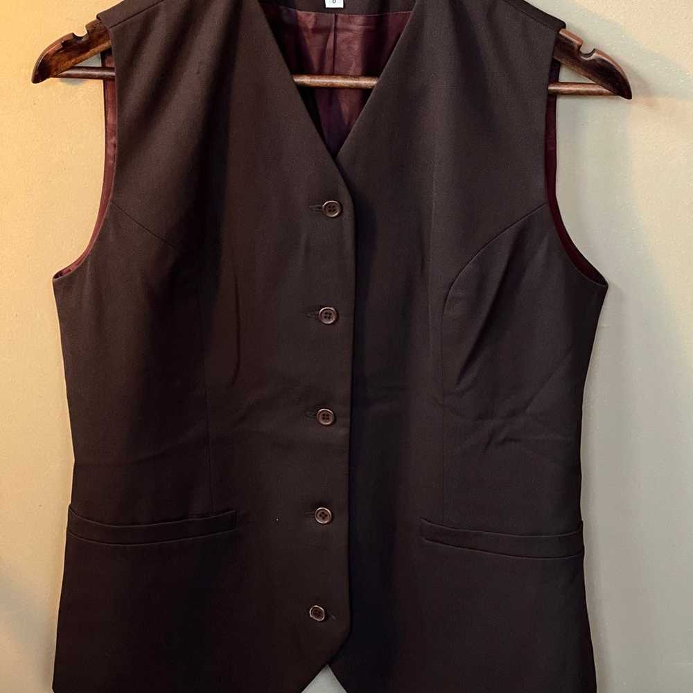 Vintage J’envie Sport 100% Pure Wool Vest / Waist… - image 1