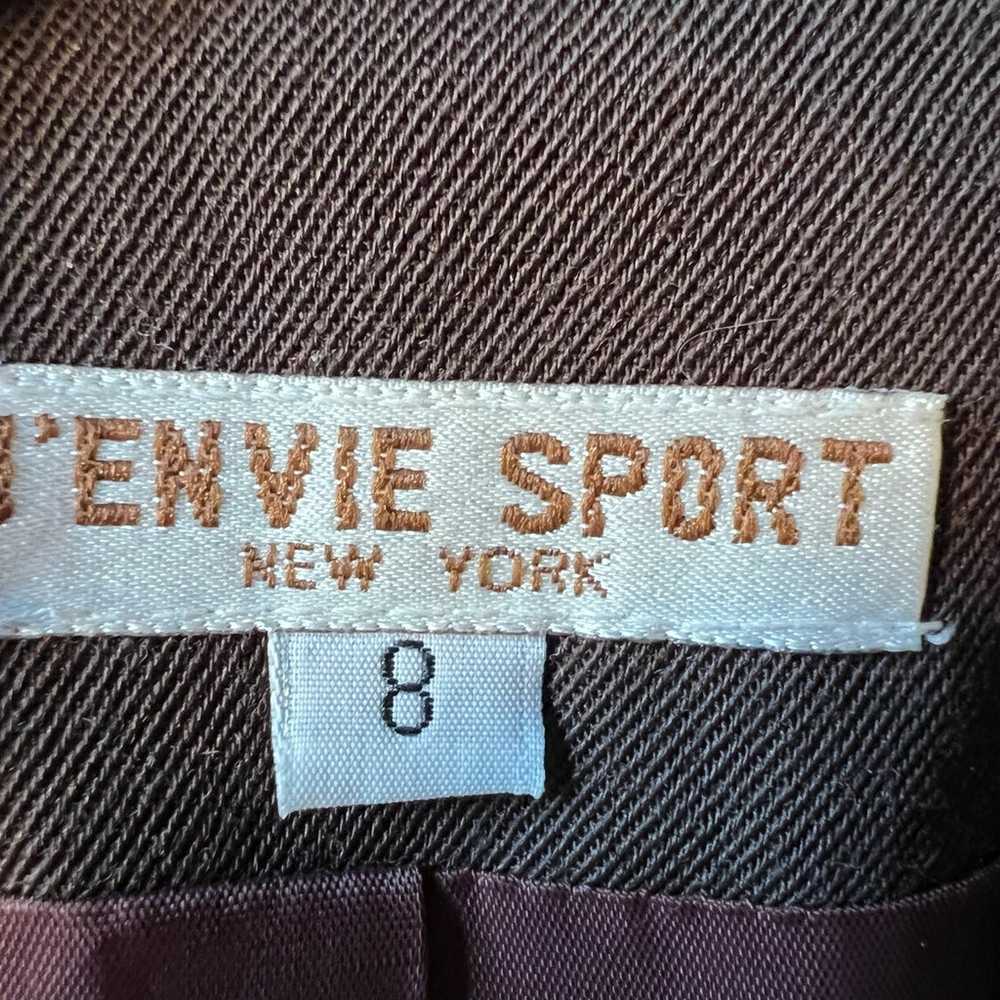 Vintage J’envie Sport 100% Pure Wool Vest / Waist… - image 4