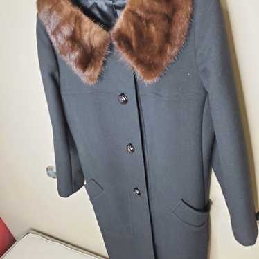 Women Trench with Mink fur  coat - image 1