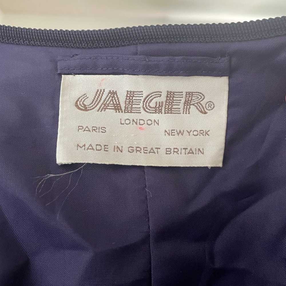 Vintage Jaeger Jewel Purple Velvet Cropped Jacket… - image 6