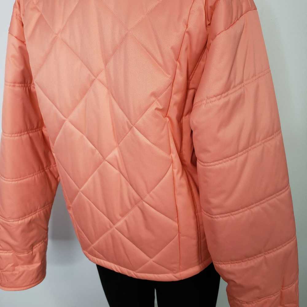 Mondi Sports Vintage pink coral puff coat quilted… - image 10