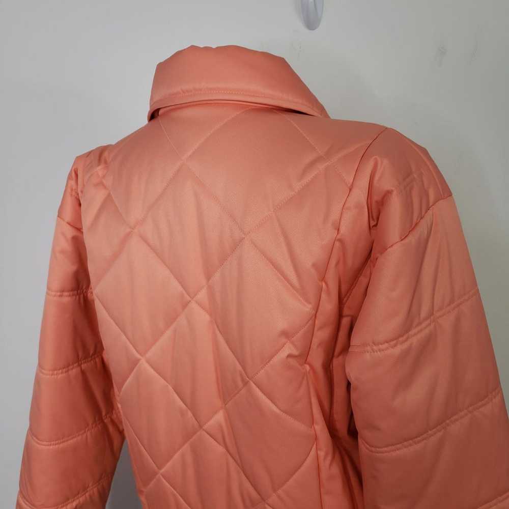 Mondi Sports Vintage pink coral puff coat quilted… - image 9