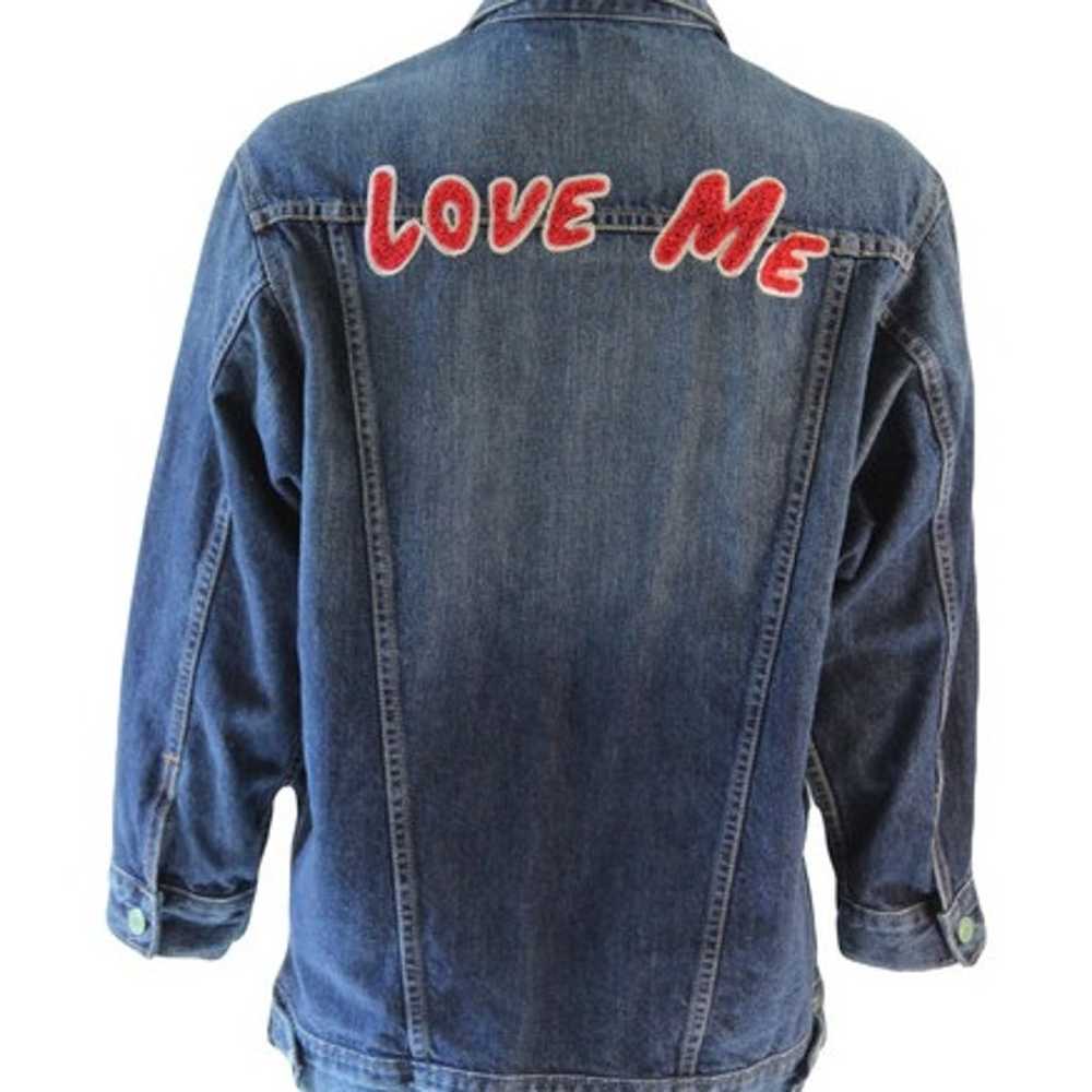 Sandrine Rose Denim Jacket "Love Me" - image 2