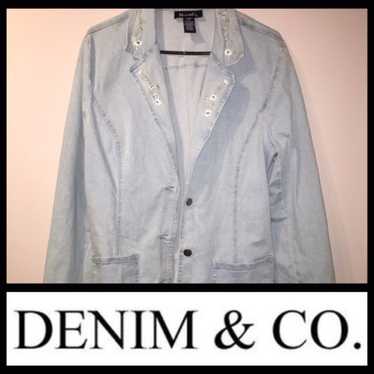 Vintage Denim&Co Jean Jacket - image 1