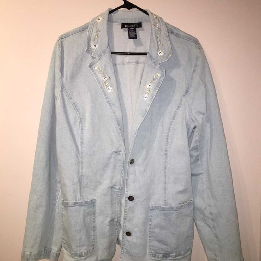 Vintage Denim&Co Jean Jacket - image 2