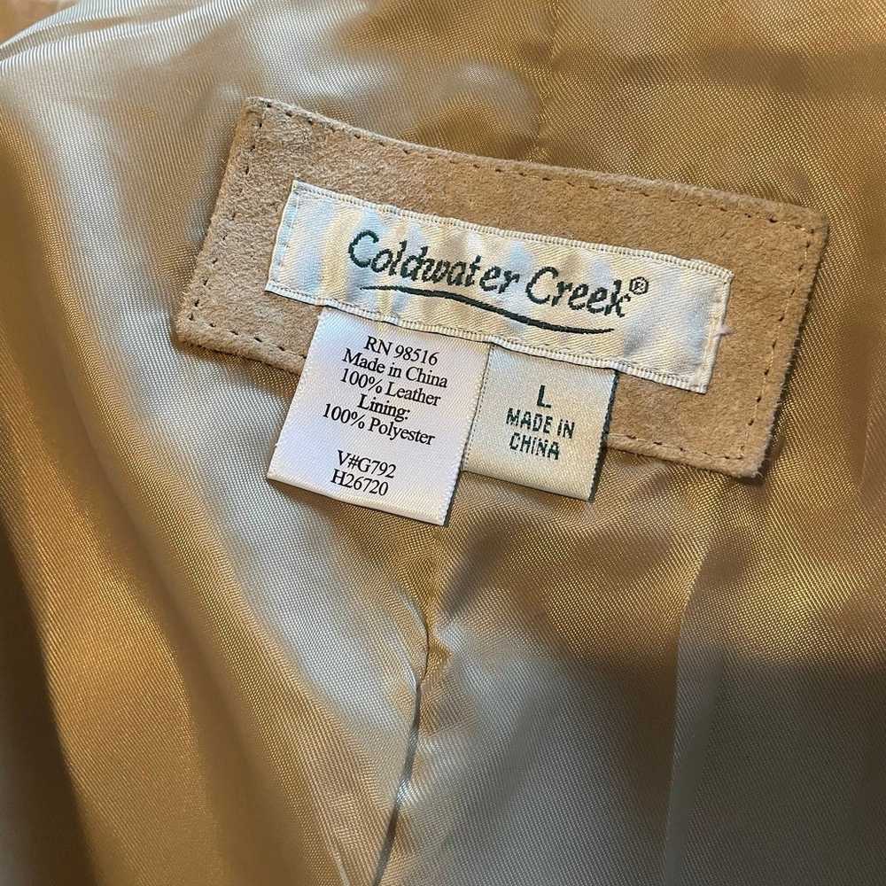 Vintage Coldwater Creek Leather Vest - image 6