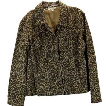 Jm Collection Plus Size Animal-Print Mock-Neck Sweater, Created