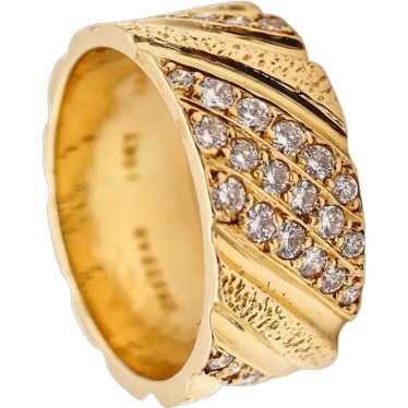 Van Cleef & Arpels 1970 Band Ring In 18Kt Yellow … - image 1