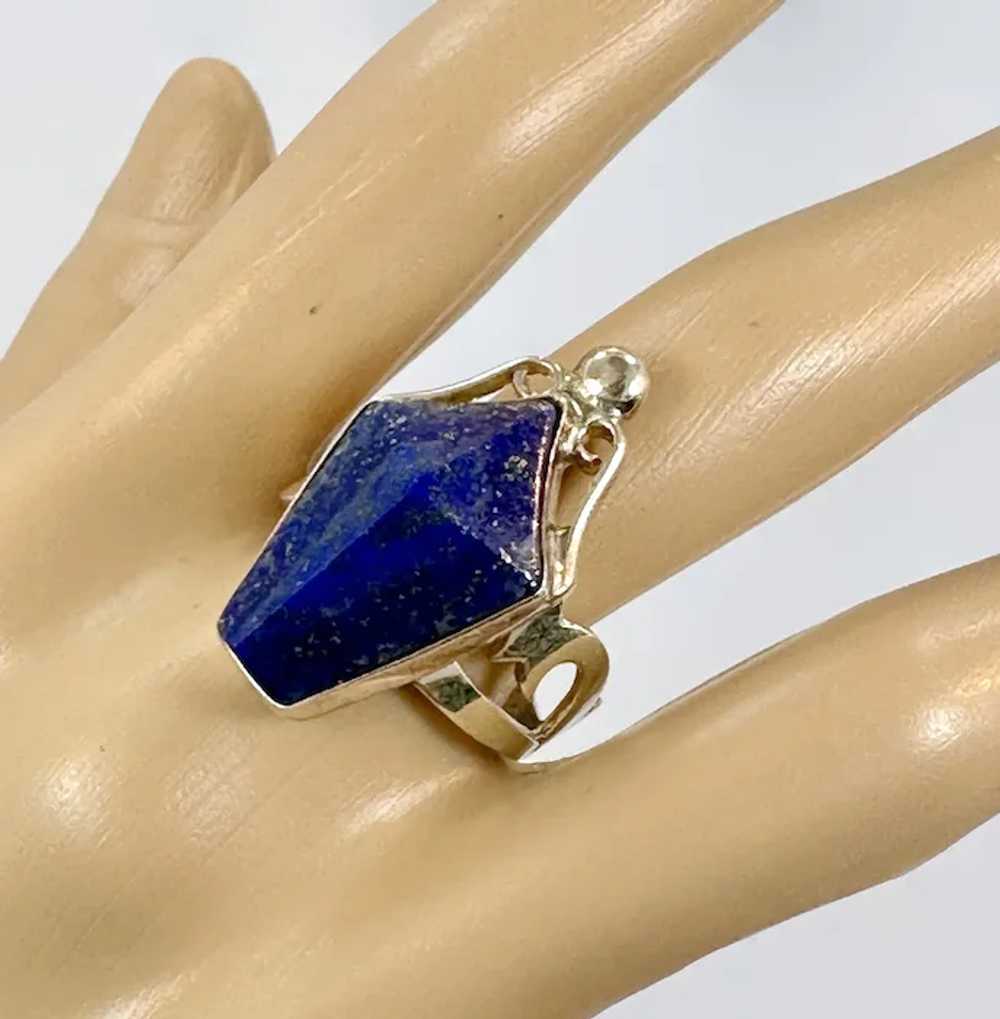 Lapis Ring, Lazuli Lazuli, Sterling Silver, Jay K… - image 2