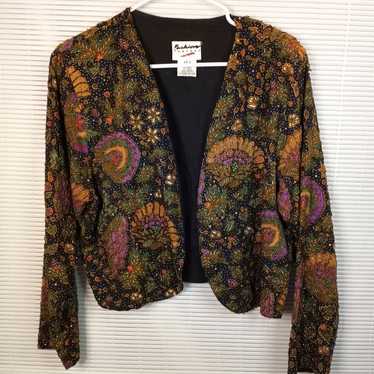 Vintage Fashion Fantasy Beaded Jacket - image 1