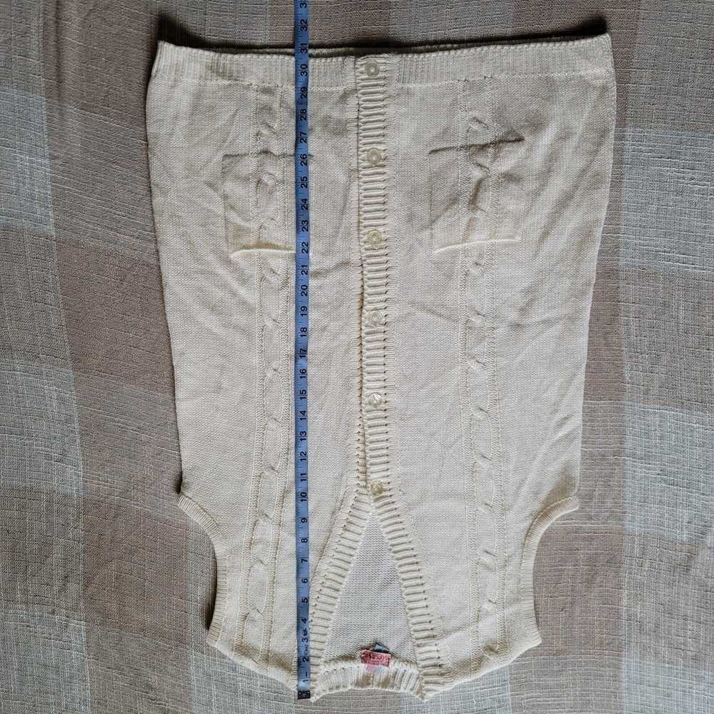 60s Knit Button Down Sweater Vest - image 7