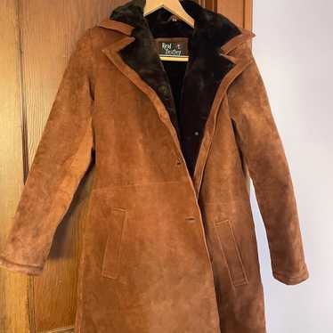 Beautiful vintage suede and fur coat - image 1