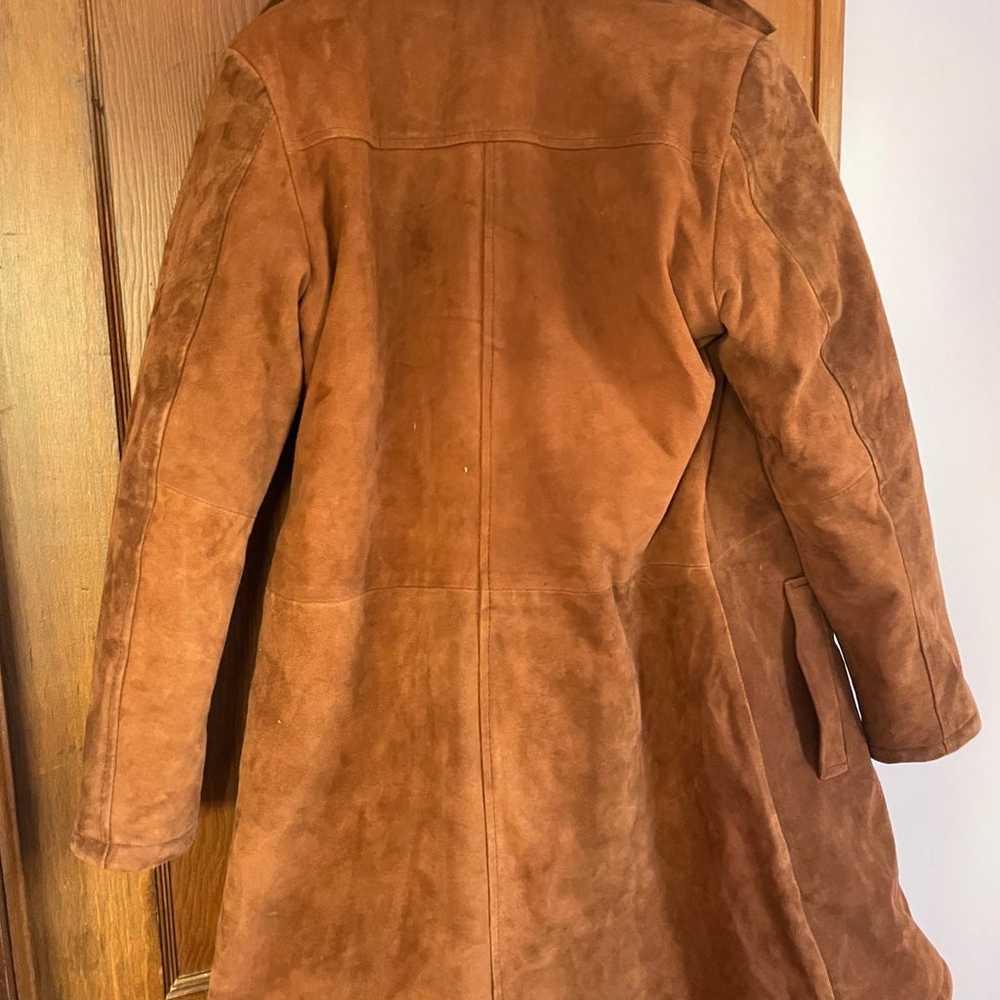 Beautiful vintage suede and fur coat - image 2