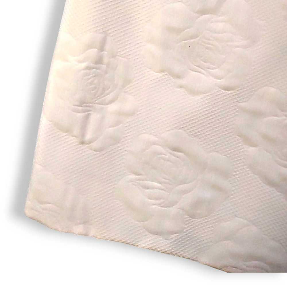 Jaeger vtge Britain made quilted roses puff sleev… - image 8