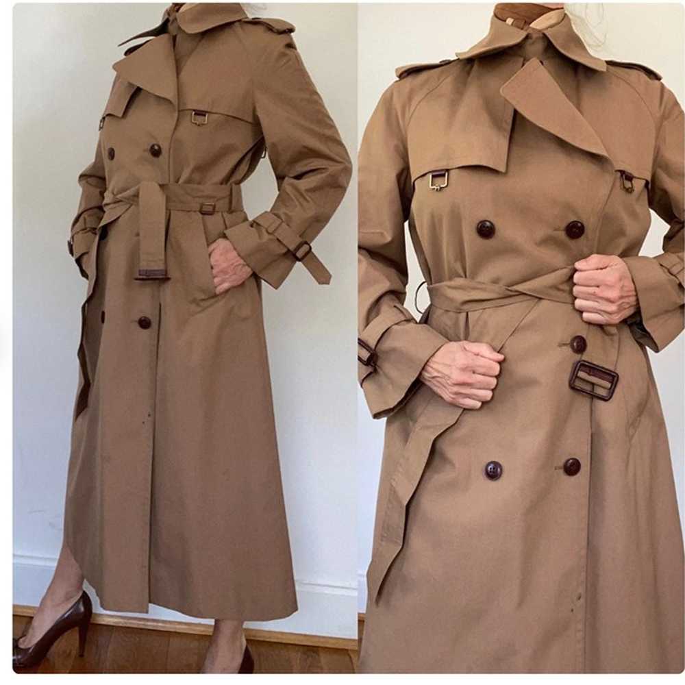 Vintage 1970s Etienne Aigner Trench Coat - image 1