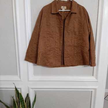Vintage Woolrich faux suede western shacket jacket - image 1