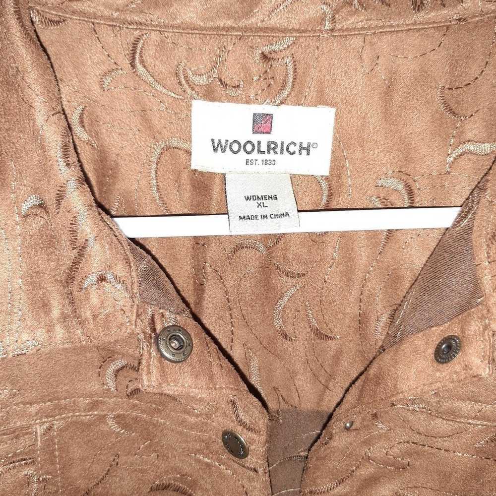 Vintage Woolrich faux suede western shacket jacket - image 3