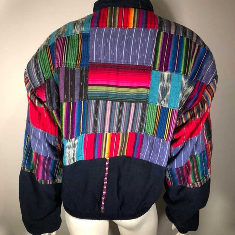 Vintage vibrant jacket 100% cotton - image 4