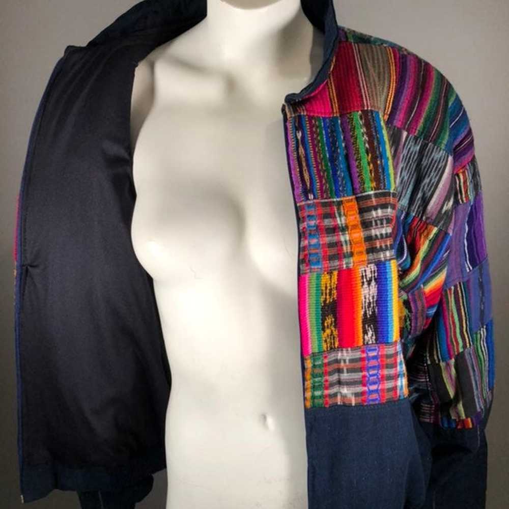Vintage vibrant jacket 100% cotton - image 6