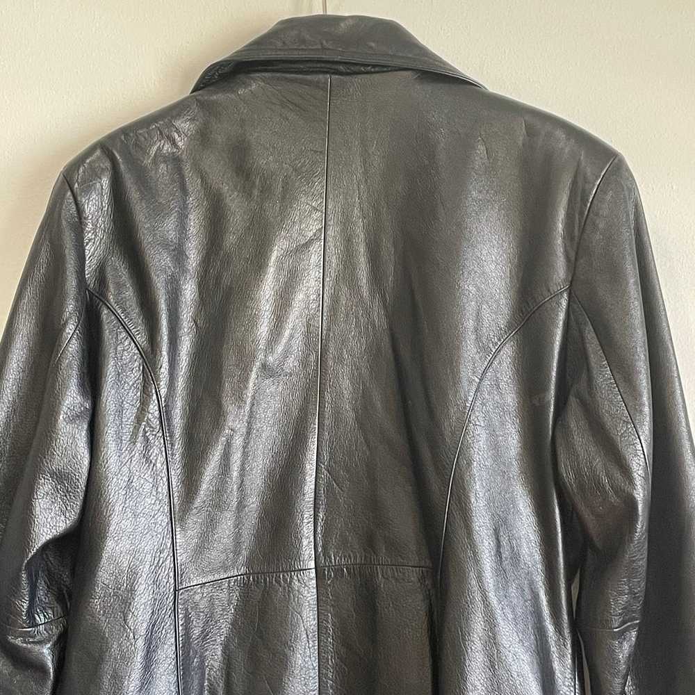 Wilson’s Leather Maxima Vintage 90s Black Leather… - image 6
