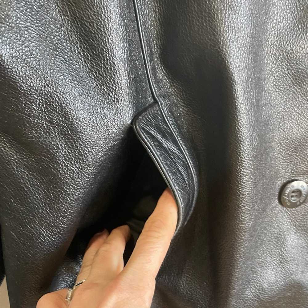 Wilson’s Leather Maxima Vintage 90s Black Leather… - image 7