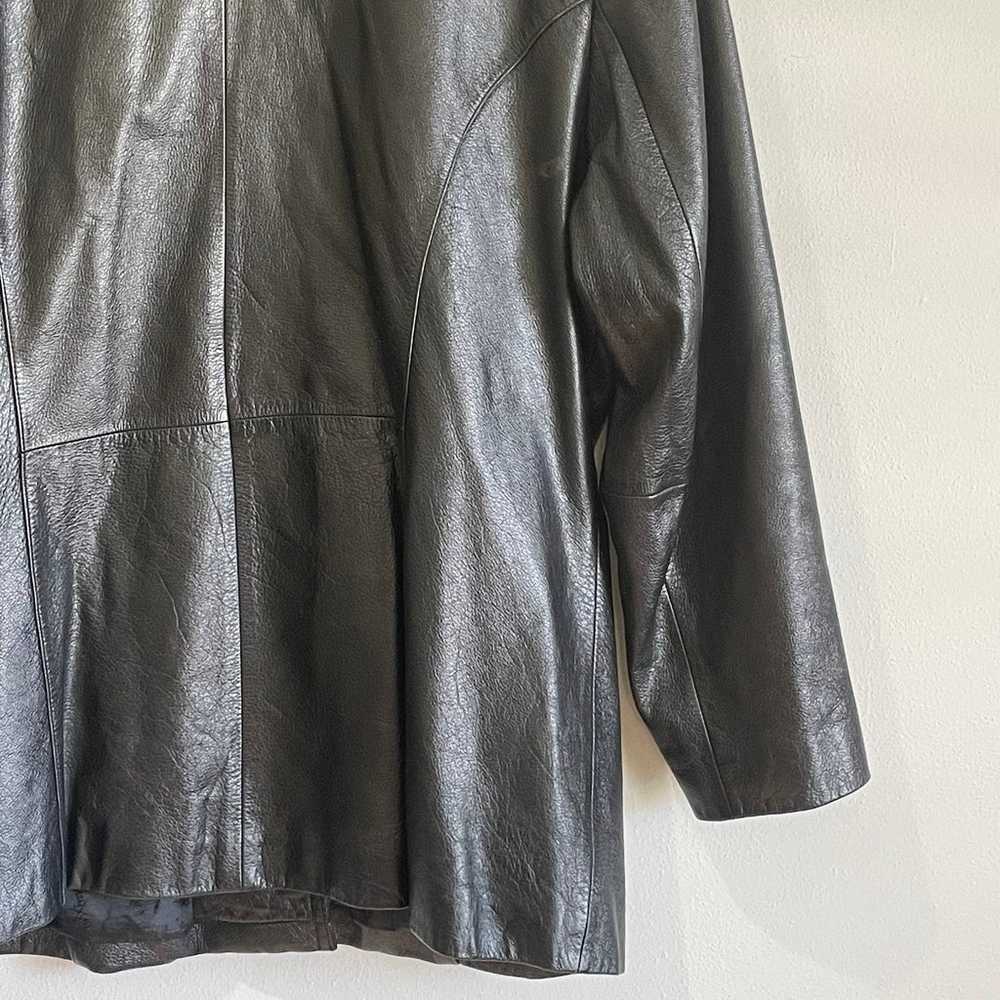 Wilson’s Leather Maxima Vintage 90s Black Leather… - image 8
