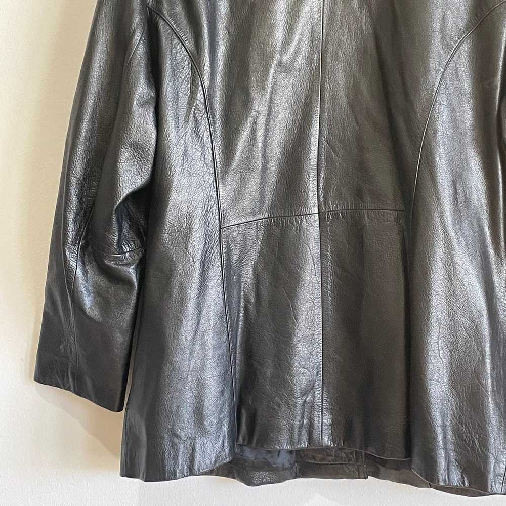 Wilson’s Leather Maxima Vintage 90s Black Leather… - image 9