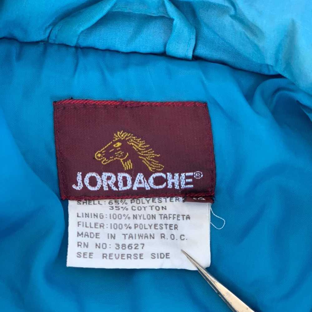 80s Jordache blue puffer jacket XXS/XS - image 11