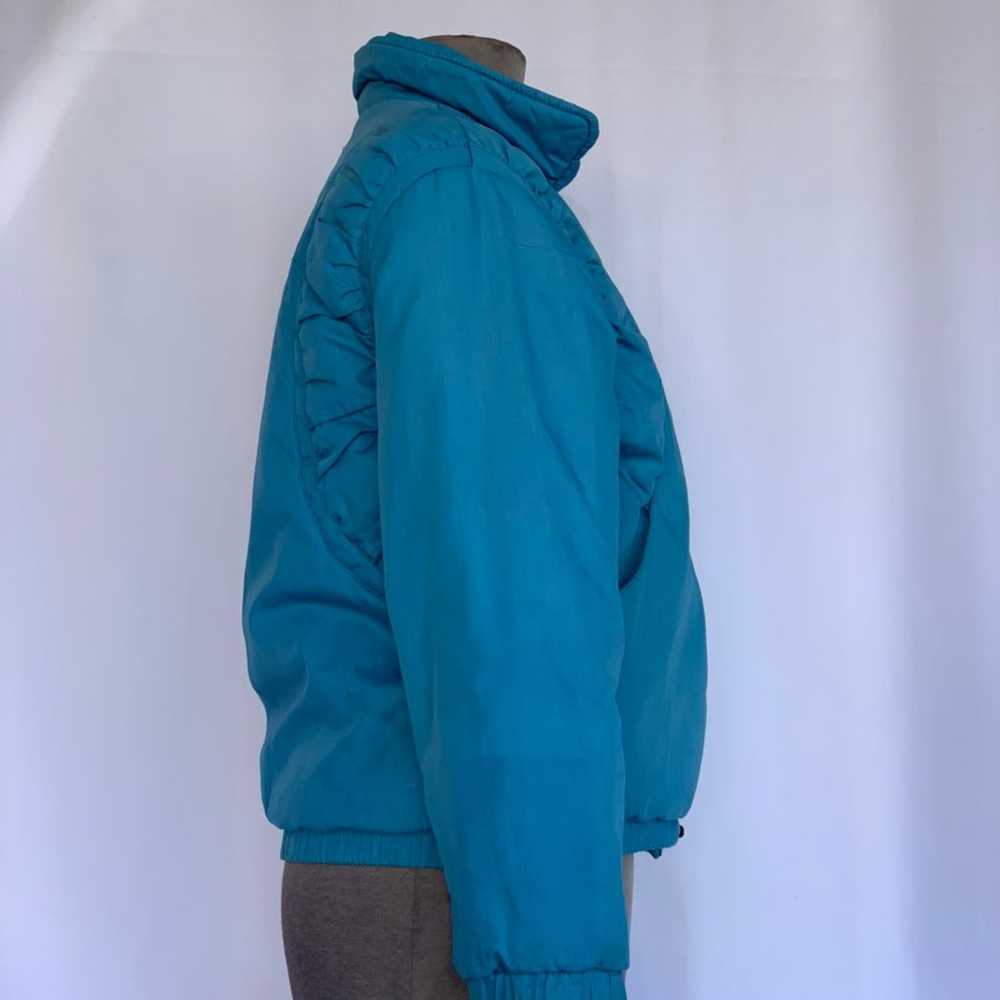 80s Jordache blue puffer jacket XXS/XS - image 6