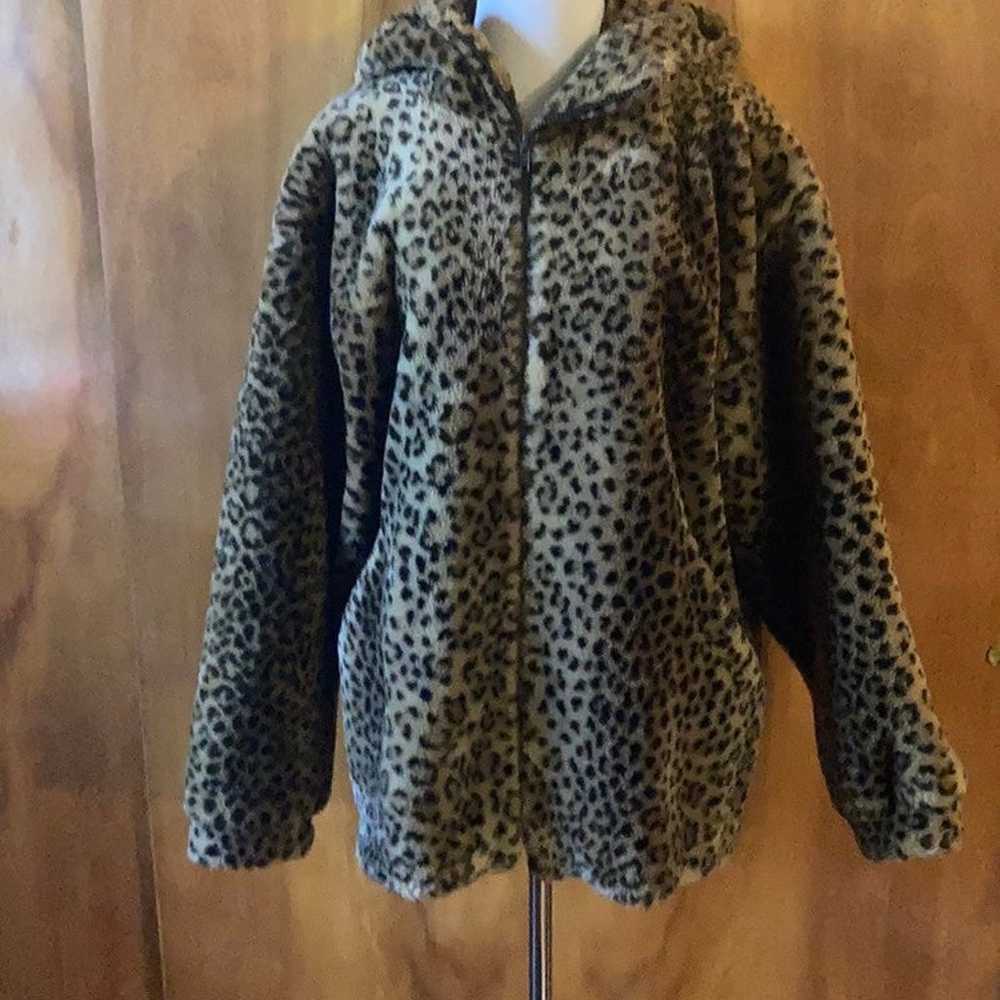 Womens marvin richards vintage leopard jacket coat - image 1