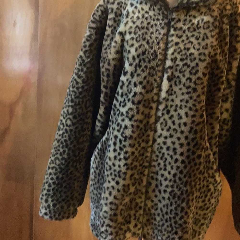 Womens marvin richards vintage leopard jacket coat - image 3