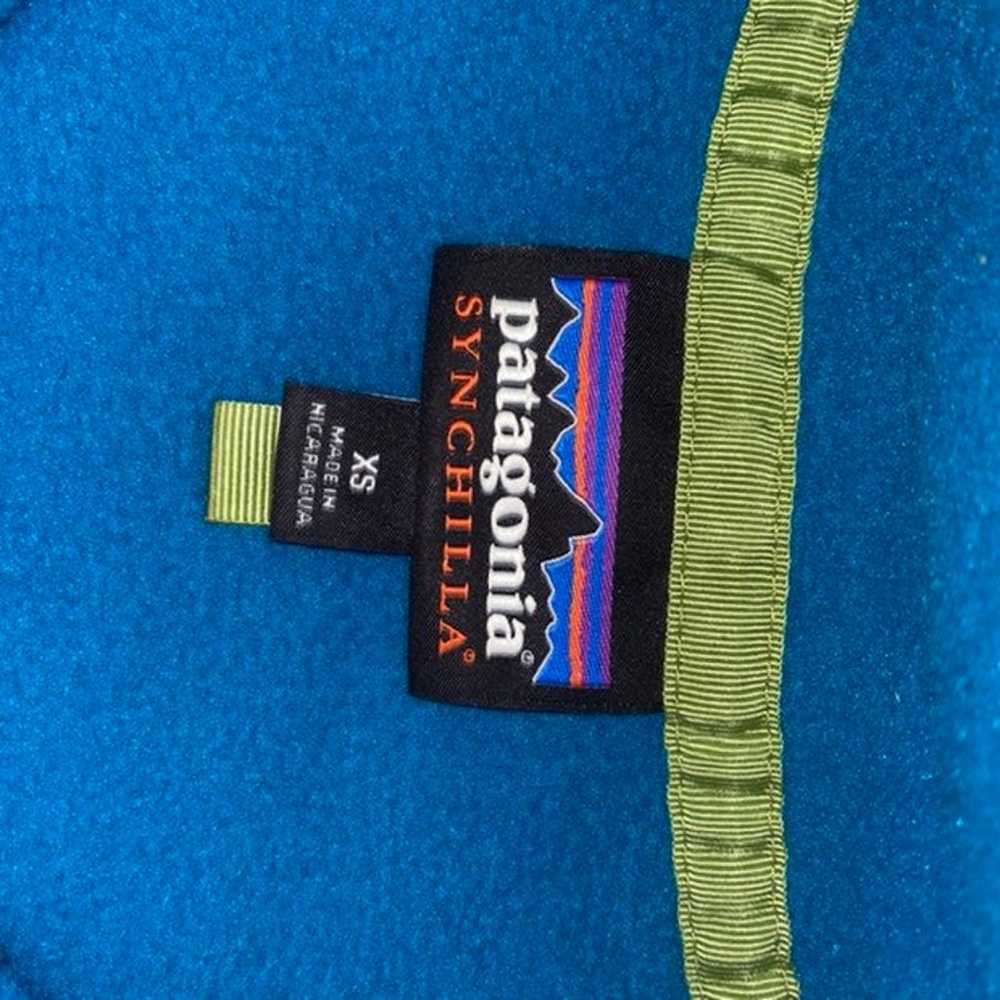 Patagonia Vintage Synchilla Snap-T Pullover in Bl… - image 5