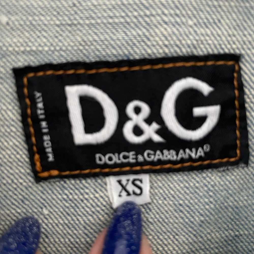 Vintage D&G Dolce & Gabbana Denim Jean Jacket XS - image 4