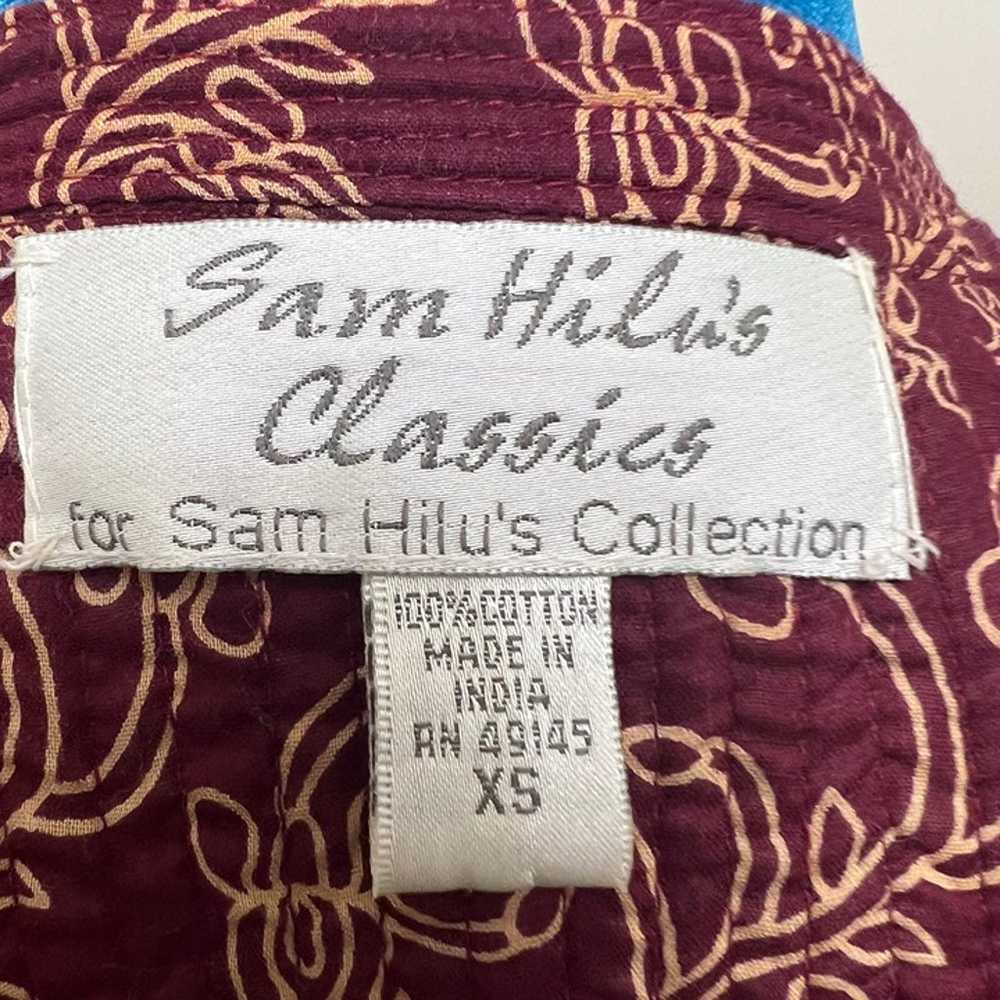 VTG Sam Hilu Collection Reversible Quilted Jacket… - image 12
