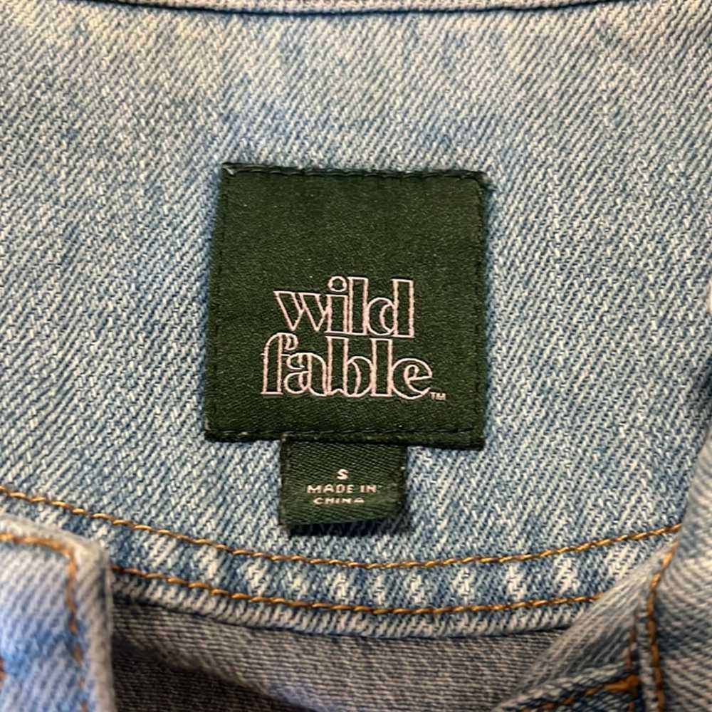 Wild Fable Distressed Denim Jacket - image 4